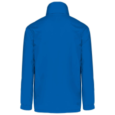 KARIBAN férfi bélelt széldzseki rejtett kapucnival KA687, Light Royal Blue-3XL férfi kabát, dzseki