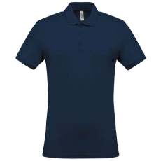 KARIBAN Férfi galléros piké póló, rövid ujjú, Kariban KA254, Navy-2XL