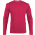 KARIBAN Férfi hosszú ujjú V-nyakú pamut póló, Kariban KA358, Fuchsia-S