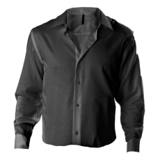 KARIBAN Férfi ing Kariban KA522 Men'S Fitted Long-Sleeved non-Iron Shirt -L, Black