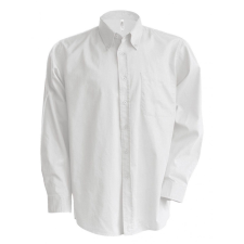 KARIBAN Férfi ing Kariban KA533 Men&#039;S Long-Sleeved Oxford Shirt -2XL, White férfi ing