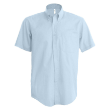 KARIBAN Férfi ing Kariban KA535 Men&#039;S Short-Sleeved Oxford Shirt -4XL, Oxford Blue férfi ing