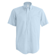 KARIBAN Férfi ing Kariban KA535 Men'S Short-Sleeved Oxford Shirt -XL, Oxford Blue