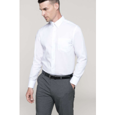 KARIBAN Férfi ing Kariban KA537 Long-Sleeved non-Iron Shirt -M, Bright Sky