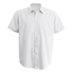 KARIBAN Férfi ing Kariban KA539 Men'S Short-Sleeved non-Iron Shirt -4XL, White