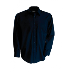 KARIBAN Férfi ing Kariban KA541 Men'S Long-Sleeved Cotton poplin Shirt -S, Navy