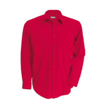 KARIBAN Férfi ing Kariban KA545 Jofrey &gt; Long-Sleeved Shirt -4XL, Classic Red férfi ing