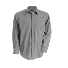 KARIBAN Férfi ing Kariban KA545 Jofrey > Long-Sleeved Shirt -4XL, Silver