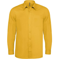 KARIBAN Férfi ing Kariban KA545 Jofrey > Long-Sleeved Shirt -L, Yellow