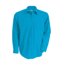 KARIBAN Férfi ing Kariban KA545 Jofrey > Long-Sleeved Shirt -XL, Bright Turquoise