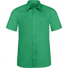 KARIBAN Férfi ing Kariban KA551 Ace - Short-Sleeved Shirt -2XL, Kelly Green