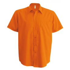KARIBAN Férfi ing Kariban KA551 Ace - Short-Sleeved Shirt -3XL, Orange