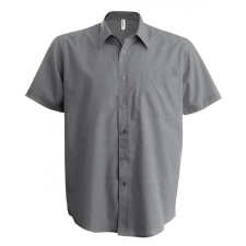 KARIBAN Férfi ing Kariban KA551 Ace - Short-Sleeved Shirt -6XL, Urban Grey férfi ing