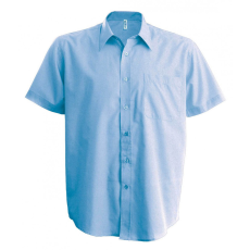 KARIBAN Férfi ing Kariban KA551 Ace - Short-Sleeved Shirt -L, Bright Sky