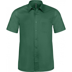 KARIBAN Férfi ing Kariban KA551 Ace - Short-Sleeved Shirt -L, Forest Green