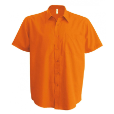 KARIBAN Férfi ing Kariban KA551 Ace - Short-Sleeved Shirt -L, Orange férfi ing