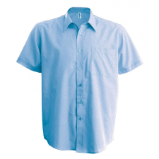 KARIBAN Férfi ing Kariban KA551 Ace - Short-Sleeved Shirt -S, Bright Sky férfi ing