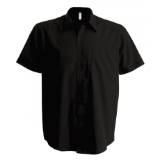 KARIBAN Férfi ing Kariban KA551 Ace - Short-Sleeved Shirt -XS, Brown