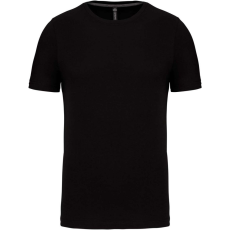 KARIBAN Férfi jersey rövid ujjú póló, Kariban KA356, Black-2XL