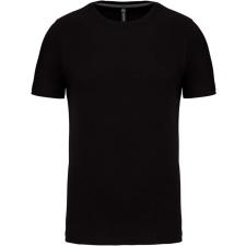 KARIBAN Férfi jersey rövid ujjú póló, Kariban KA356, Black-M férfi póló