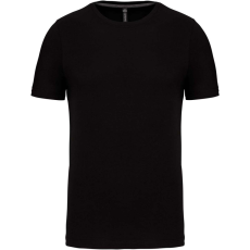 KARIBAN Férfi jersey rövid ujjú póló, Kariban KA356, Black-XL