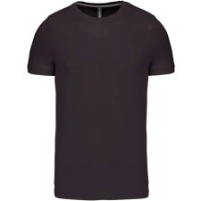 KARIBAN Férfi jersey rövid ujjú póló, Kariban KA356, Dark Grey-2XL férfi póló