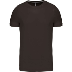 KARIBAN Férfi jersey rövid ujjú póló, Kariban KA356, Dark Khaki-3XL
