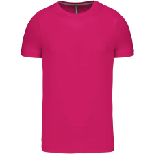 KARIBAN Férfi jersey rövid ujjú póló, Kariban KA356, Fuchsia-XL férfi póló