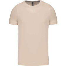 KARIBAN Férfi jersey rövid ujjú póló, Kariban KA356, Light Sand-2XL férfi póló