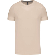 KARIBAN Férfi jersey rövid ujjú póló, Kariban KA356, Light Sand-4XL férfi póló