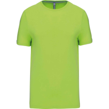 KARIBAN Férfi jersey rövid ujjú póló, Kariban KA356, Lime-2XL férfi póló
