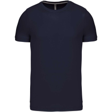 KARIBAN Férfi jersey rövid ujjú póló, Kariban KA356, Navy-S