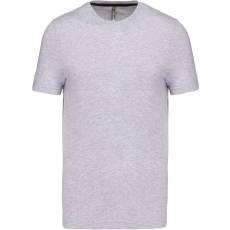 KARIBAN Férfi jersey rövid ujjú póló, Kariban KA356, Oxford Grey-S
