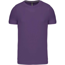 KARIBAN Férfi jersey rövid ujjú póló, Kariban KA356, Purple-XL