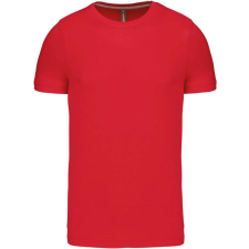 KARIBAN Férfi jersey rövid ujjú póló, Kariban KA356, Red-3XL férfi póló