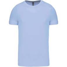 KARIBAN Férfi jersey rövid ujjú póló, Kariban KA356, Sky Blue-XL