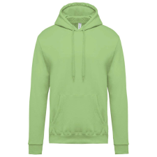 KARIBAN Férfi kapucnis pulóver, Kariban KA476, Apple Green-L férfi pulóver, kardigán