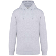 KARIBAN Férfi kapucnis pulóver, Kariban KA476, Ash Heather-4XL férfi pulóver, kardigán