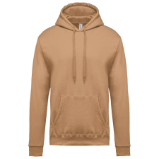 KARIBAN Férfi kapucnis pulóver, Kariban KA476, Camel-XL férfi pulóver, kardigán
