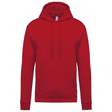 KARIBAN Férfi kapucnis pulóver, Kariban KA476, Cherry Red-L