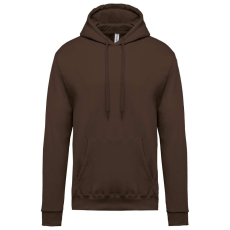 KARIBAN Férfi kapucnis pulóver, Kariban KA476, Chocolate-XS