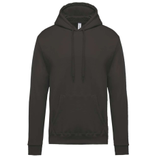 KARIBAN Férfi kapucnis pulóver, Kariban KA476, Dark Grey-4XL