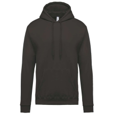 KARIBAN Férfi kapucnis pulóver, Kariban KA476, Dark Grey-XL férfi pulóver, kardigán