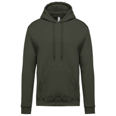 KARIBAN Férfi kapucnis pulóver, Kariban KA476, Dark Khaki-4XL