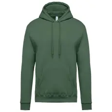 KARIBAN Férfi kapucnis pulóver, Kariban KA476, Earthy Green-2XL