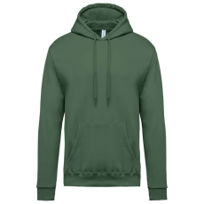 KARIBAN Férfi kapucnis pulóver, Kariban KA476, Earthy Green-4XL
