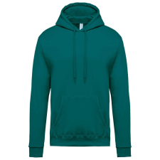 KARIBAN Férfi kapucnis pulóver, Kariban KA476, Emerald Green-XS férfi pulóver, kardigán