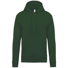 KARIBAN Férfi kapucnis pulóver, Kariban KA476, Forest Green-L férfi pulóver, kardigán