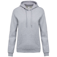 KARIBAN Férfi kapucnis pulóver, Kariban KA476, Oxford Grey-2XL férfi pulóver, kardigán