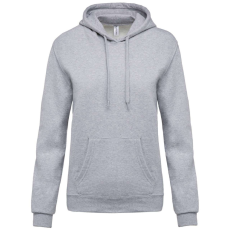 KARIBAN Férfi kapucnis pulóver, Kariban KA476, Oxford Grey-S